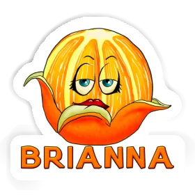 Autocollant Orange Brianna Image