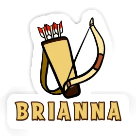 Arrow Bow Sticker Brianna Image