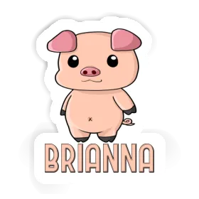 Porcelet Autocollant Brianna Image