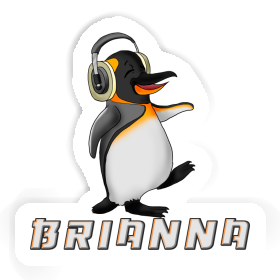 Brianna Autocollant Pingouin musicien Image