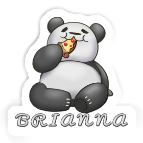 Aufkleber Brianna Pizza-Panda Image