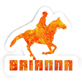 Sticker Brianna Horse Rider Image