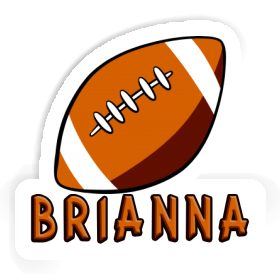 Sticker Rugby Ball Brianna Image