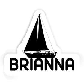 Sticker Brianna Sailboat Image