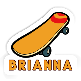 Brianna Autocollant Skateboard Image