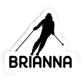 Skier Sticker Brianna Image