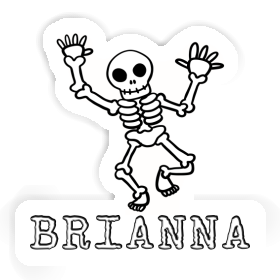 Sticker Brianna Skull Image