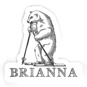 Autocollant Skieur Brianna Image