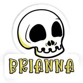 Sticker Brianna Skull Image