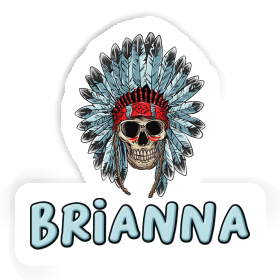 Brianna Autocollant Tête de mort Image