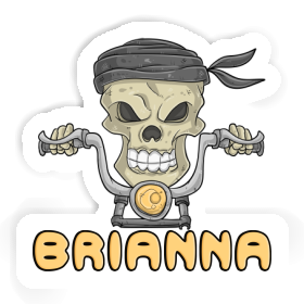 Brianna Sticker Motorcycle Rider Image