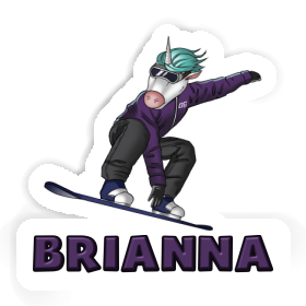 Aufkleber Boarderin Brianna Image