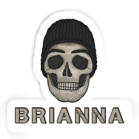 Sticker Brianna Skull Image