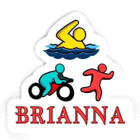 Autocollant Triathlète Brianna Image