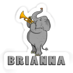 Autocollant Éléphant Brianna Image