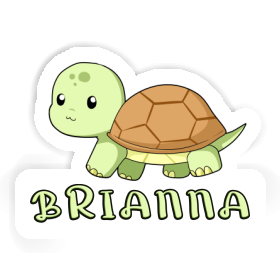 Aufkleber Schildkröte Brianna Image