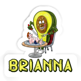 Sticker Avocado Brianna Image