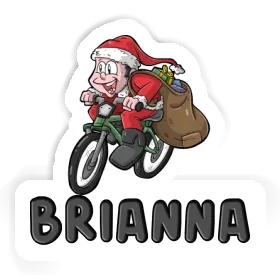 Cyclist Sticker Brianna Image