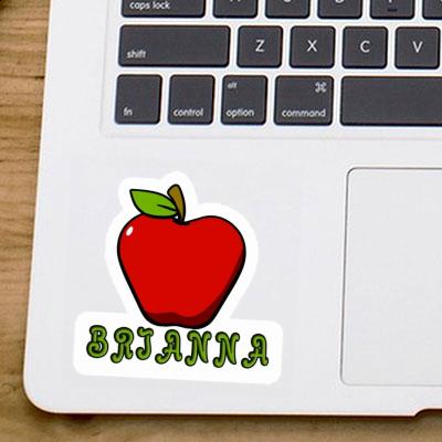 Apple Sticker Brianna Notebook Image