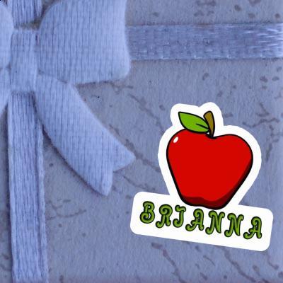 Apple Sticker Brianna Notebook Image