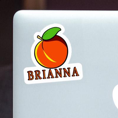 Apricot Sticker Brianna Notebook Image