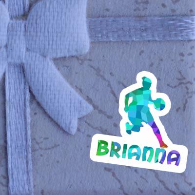 Sticker Brianna Basketballspielerin Laptop Image