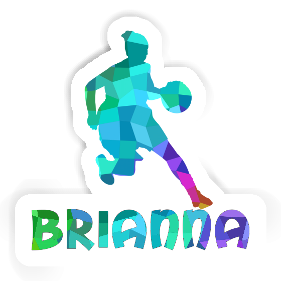 Sticker Brianna Basketballspielerin Laptop Image