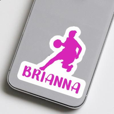 Sticker Brianna Basketball Player Notebook Image