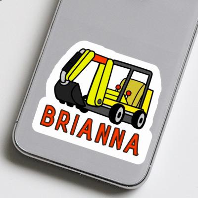 Sticker Brianna Mini-Excavator Notebook Image