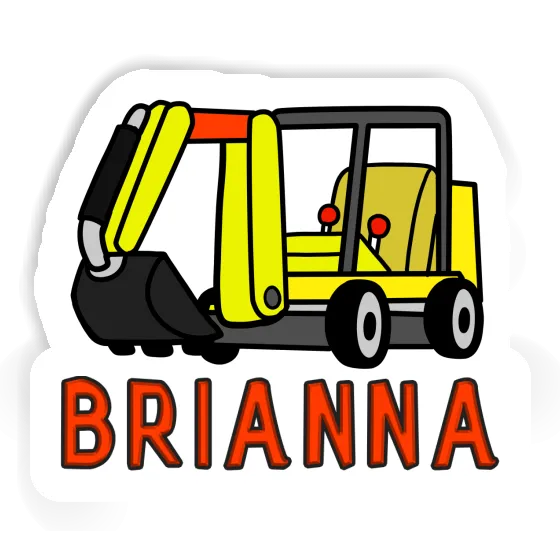 Sticker Brianna Mini-Excavator Gift package Image