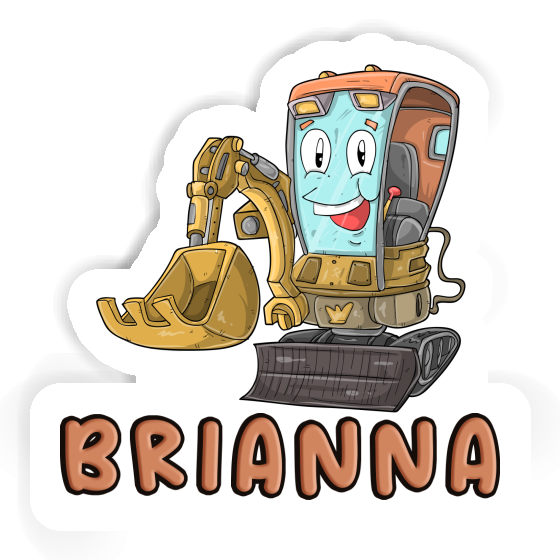 Sticker Brianna Excavator Gift package Image