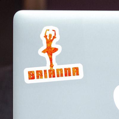 Brianna Aufkleber Ballerina Laptop Image