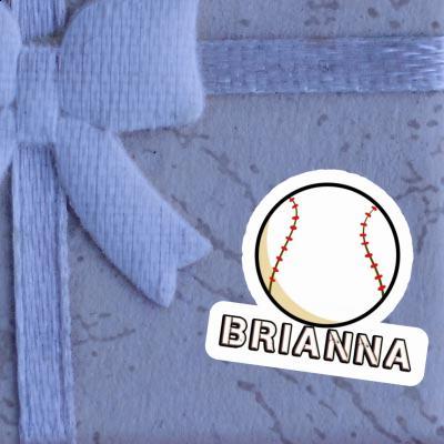 Baseball Sticker Brianna Notebook Image