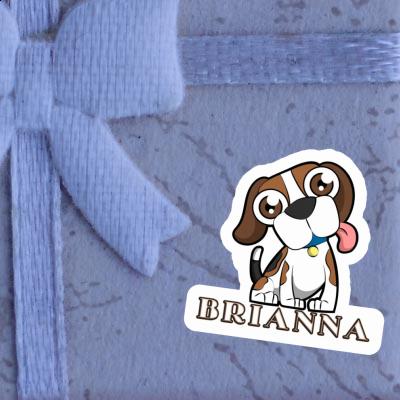 Sticker Brianna Beagle Dog Gift package Image