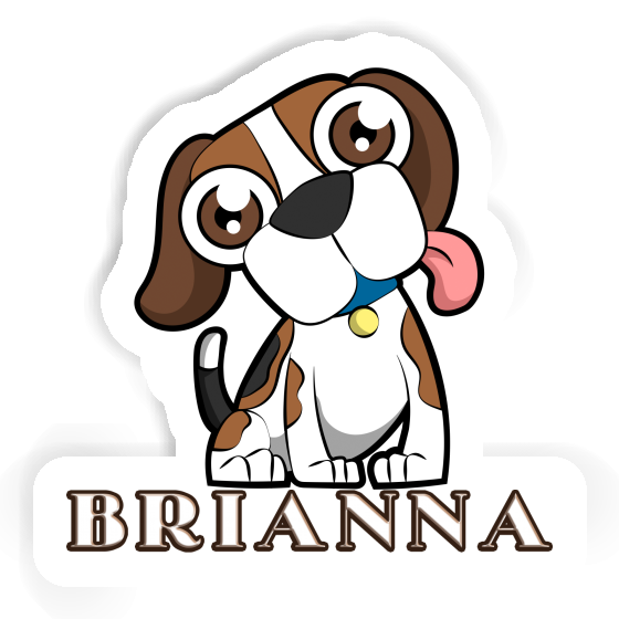 Sticker Brianna Beagle Dog Laptop Image