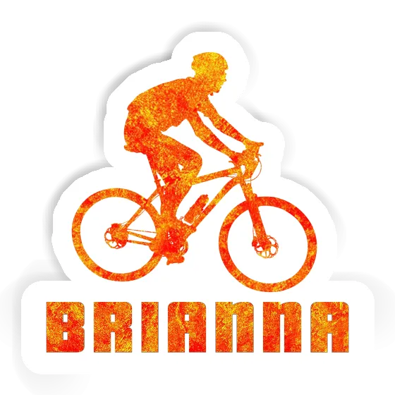 Biker Sticker Brianna Laptop Image