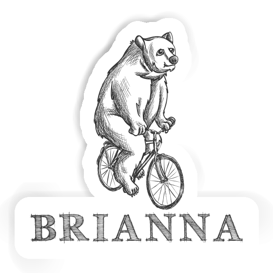 Sticker Brianna Bicycle rider Laptop Image