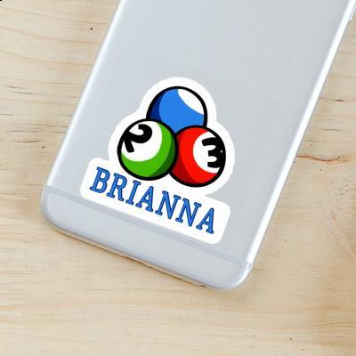 Brianna Sticker Billiard Ball Notebook Image