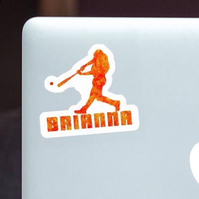 Sticker Baseballspieler Brianna Gift package Image