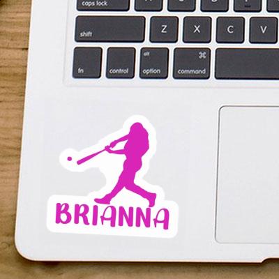 Sticker Baseballspieler Brianna Gift package Image