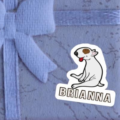 Sticker Bull Terrier Brianna Notebook Image