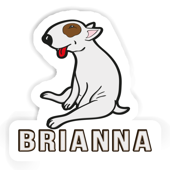 Brianna Sticker Bull Terrier Notebook Image