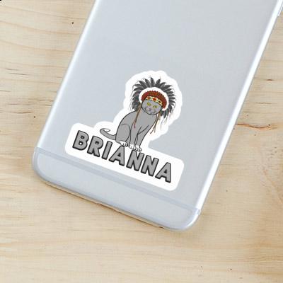 Indianer-Katze Sticker Brianna Laptop Image