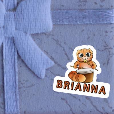 Drummer Cat Sticker Brianna Gift package Image