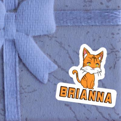 Aufkleber Katze Brianna Laptop Image