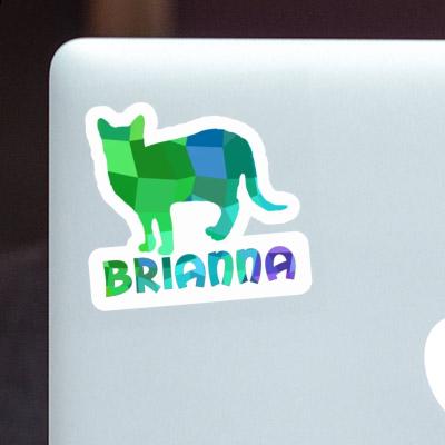 Sticker Brianna Cat Laptop Image