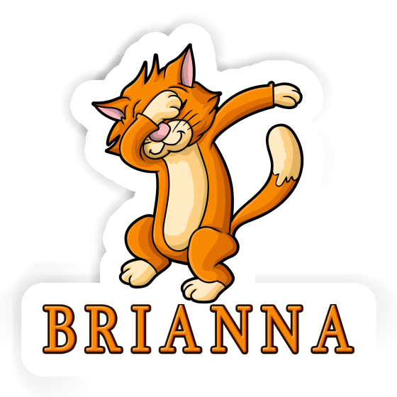 Brianna Sticker Dabbing Cat Image