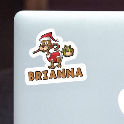 Brianna Sticker Christmas Cat Image