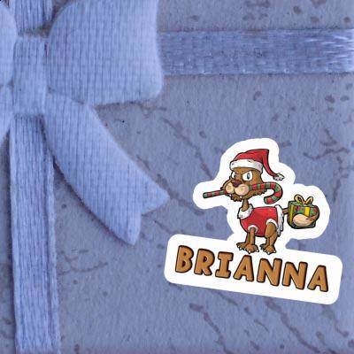 Brianna Sticker Christmas Cat Laptop Image