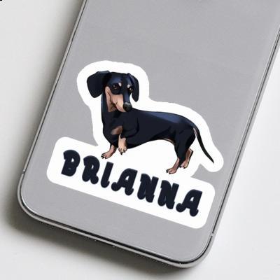 Autocollant Teckel Brianna Laptop Image